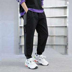 Boys Casual Thin Sport Pants Ice Silk Season Mosquito Proof Comfortable Loose Fit Childrens Summer Fashionable Trousers
