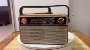 Radio Speaker Bluetooth MP3 Fleco F-505T FM/AM/SW 3 Band Radio Digital Portable Multi-Band Speaker F505T dengan Port AUX TF Card USB