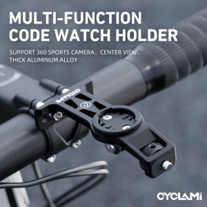 CYCLAMI Bracket MTB Road Bicycle Light Holder Mount Support 360 Camera Bracket Bike Computer iGPSPORT Garmin XOSS Bicycle Stem