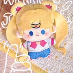Bandai | Kawaii Thủy Thủ Mặt Trăng Sang Trọng Búp Bê In Hình Dễ Thương Anime Hoạt Hình Nhồi Bông Túi Mềm Mặt Dây Chuyền Hình Trái Tim Búp Bê Cho Bé Gái Quà Tặng Sinh Nhật