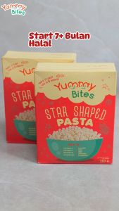 Yummy Bites Star Shaped Pasta 250 GR / Pasta MPASI Bayi & Anak