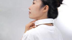 【tặng gel dưỡng ẩm】Máy Massage Cổ NIPLIFE NR-01 Công nghệ xung điện với 5 chế độ điều chỉnh Giảm đau vai gáy căng cơ hiệu quả Heat Neck Hàng nhập khẩu chính hãng Nhật Bản Bảo hành 12 tháng