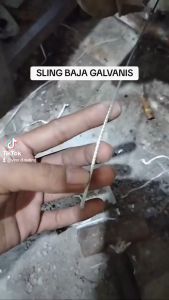 Wire Rope / Kawat Seling Baja 2mm Rope Stainless Steel 1 Meter Tali Seling Baja