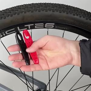 3pc Portable Bicycle Tyre Pry Bar Tyre Spoon Plastic Mountain Bike Crowbar Fast Removal Repair Tool Practical Cycling Accessory