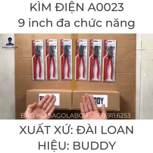 Kìm Kềm Kiềm điện BUDDY đa chức năng 225MM A0023 9 INCH cắt cáp dành cho thợ điện lực