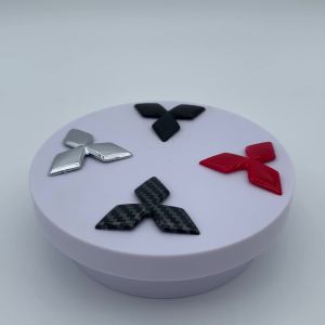 Car Steering Wheel Center Logo Sticker Emblem For Mitsubishi Lancer Pajero Outlander Eclipse L200