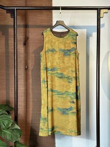 Váy Dài Không Tay Phong Cách Mới Mùa Hè 2025 Cho Nữ Váy Dài Rộng Rãi Váy Dài Đến Sàn Váy Bó Sát Váy Không Tay Váy Dự Tiệc