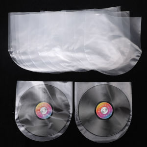 Vinyl Record Dust Cover Protective Sleeve Household Plastic Frosted Anti-static Suitable for Turntable Players Multifunctional Transparent Storage Bag
