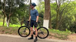 Nam X-TIGER Áo Đi Xe Đạp Tay Ngắn Chất Lượng Cao Xe Đạp Đường Bộ Mùa Hè Hàng Đầu Full Dây Kéo Thoáng Khí Nhanh Khô Có Túi