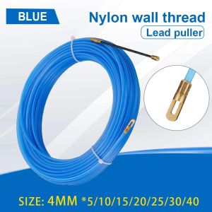 3mm 5M-40M Fiberglass Cable Puller Electric Cable Guide Device Nylon Duct Snake Wire For Electrician Fish Tape Wire Aid Tool