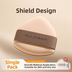 RULIS | Ultra-Soft Dual-Sided Non-Powder Sticking Makeup Sponge Puff Wet or Dry Use