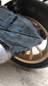 Paket Cover CVT & Tutup Filter Udara NMAX Aerox Lexi Bahan Akrilik Tebal