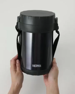 THERMOS Stainless Steel Lunch Tote JBG-1801 JBG-2000 Vacuum Insulated Lunch Jar with Rice Soup & Side Dish Containers