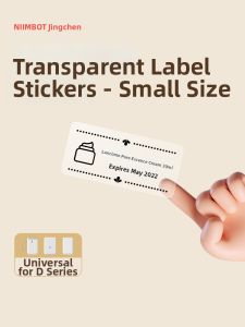 PUQU | Transparent Waterproof Adhesive Label Paper