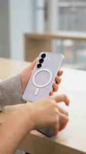 RINGKE® FUSION MAGNETIC Samsung Galaxy S25+/ S25 Crystal Clear Back Shockproof Compatible w/MagSafe Wireless Charging Ca