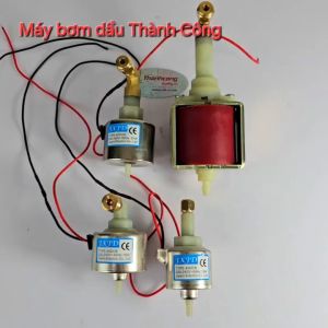 Máy bơm dầu JXJD 40DCB 18W ĐẦU THẲNG cho máy tạo khói sân khấu sát khuẩn nano bạc.