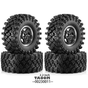 Bộ Lốp Cao Su RC RED SPIDER 4 Chiếc 136mm Với Vành Kim Loại Beadlock Dành Cho Xe RC Crawler Tỷ Lệ 1/10 TRX6 SCX10 UTB18 Capra Wraith