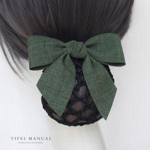 Yifei Vải Lanh Cotton Lưới Tóc Cho Nữ Phong Cách Doanh Nhân Top Kẹp Tóc Phụ Kiện Lý Tưởng Cho Y Tá Ngân Hàng Dịch Vụ Khách Sạn Nhân Viên