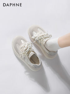 Daphne Ballet Flat Shoes Womens 2025 New Spring Summer Thick Bottom Casual Sports Slip-On Soft Bottom Dequn Shoes