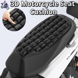 Motorcycle 3D Seat Cushion Universal Comfort Air Pillow Gel Pad Cover Anti Slip Moto Protection Pad