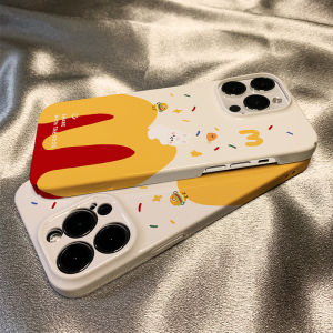 Cute Cartoon M Phone Case for  17Pro Max Full Cover Female Style Frosted Environmental Protection Certified