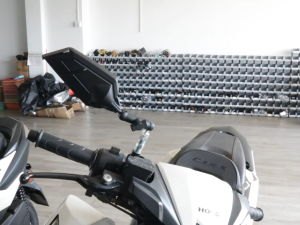 SIDE MIRROR CLEAR LENS ADJUSTABLE ANTI-GLARE LENS 11390 UNIVERSAL SIDE MIRROR FOR MOTORYCYCLE