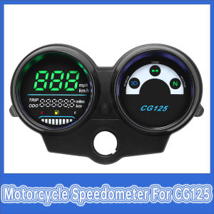 2024 Motorcycle Speedometer Tachometer Digital Panel LED Dashboad For Honda CG125 Year 2000 to 2008 Fan 125 Titan 125 2013