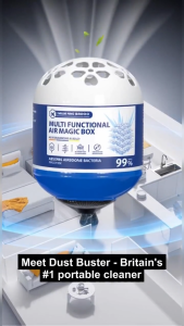 【SG Seller】Dust Buster Universal Vacuum Cleaning Magic Box Super Powerful Air Purification Sterilizing Box