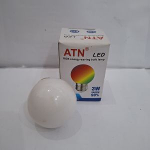 Lampu LED ATN 3 Warna 7 Watt-Lampu LED-Lampu Warna Warni-Saving Bulb Lampu-GRB Energi-