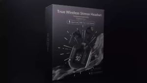 หูฟัง บลูทูธ 5.3 TWS นอกจากนี้ พร้อมไมโครโฟน IPX4 หูฟังเกมมิ่ง ลดเสียงรบกวน หูฟังเอียบัดไร้สายหลอดโปร่งใสแอลอีดี หูฟังสเตอริโอดิจิทัล หูฟังบลูทูธทวิภาคี