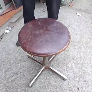 1PC Round Stool Elastic Cushion Cover Dustproof Wear-resistant Chair Cover Soft Bar Swivel Seat Protective Cover Home Textile