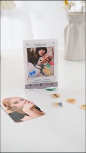 Acrylic Kpop Photocard Holder 3 Inch INS Idol Picture Protective Case DIY Photo Frame Trading Cards Sleeves Desktop Decoration