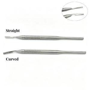PIORPOY1Pc Dental Stainless Steel Scalpel Handle Straight Head Elbow No.3 Knife Oral Teeth Cleaning Instrument Dentist Equipment