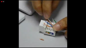 Cat6 Keystone Network Jack Module – 10pcs