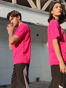 Simple Active T-Shirt Buy 1 Take 2 Plain Color Mens Fashionable Clothing Apparel Athletic Casual Outdoor Active T-Shirt Daily OOTD Clothing