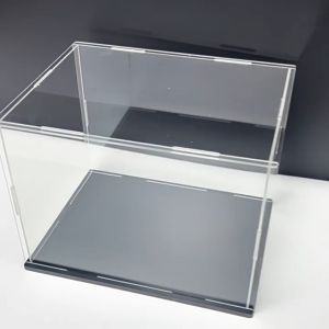 Acrylic Box Collectibles Doll Collectible Display Case Transparent HD Storage Box Stackable Dustproof Rack