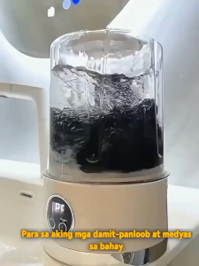 Portable Mini Washing Machine Ultrasonic Cordless Rechargeable Underwear Washer for Travel Home Apartment