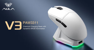 AULA | AULA V3 Gaming Mouse 51g Lightweight PAW3311 Dual 1K Polling Rate Tri‑Mode 2.4G Bluetooth Wired 26000DPI Wireless for PC Gamer