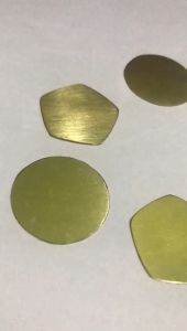 Bahan Plat Pin Kuningan 0.4 mm