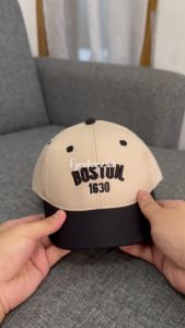Topi Anak Laki-Laki Motif Bordir Boston Lucu Kece Ala Korea Usia 4 Bulan - 5 Tahun