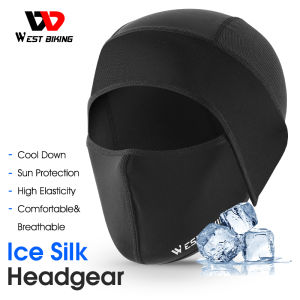 WEST BIKING Windproof Sports Caps Full Face Mask Sun Protection Cycling Motorcycle Balaclava Mask Headgear Breathable Anti-UV Face Cover Scarf Mens Cap