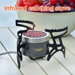 Outdoor Infrared Stove Camping Waterproof Energy-Saving Burner Ultralight Folding Mini Burner Camp Cooking Supplies