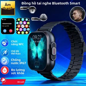 Đồng Hồ Thông Minh Mới 2026 Tích Hợp Tai Nghe Bluetooth TWS 2 Trong 1 Âm Thanh HIFI GPS Đo Nhịp Tim Dành Cho Nam & Nữ - Có Chức Năng Gọi Bluetooth Và Theo Dõi Thể Dục