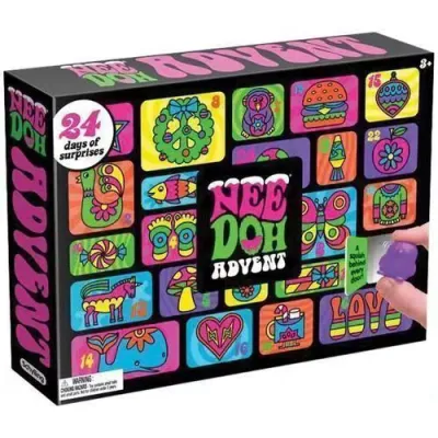 NeeDoh | Needoh Advent Calend 2026 Ned Advent Holiday Squeeze Toy Cave Blind Box