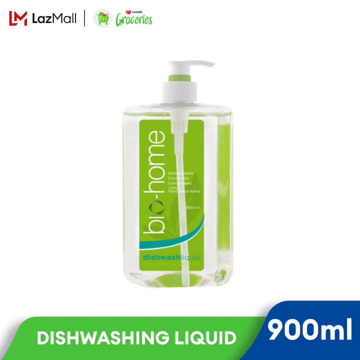 bio-home Dishwash Liquid (Lemongrass & Green Tea) 900ml - Gentle on ...