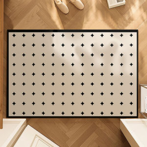 Ultra-Thin 1mm Non-Carmen Extremely Thin Home Mat PVC Entrance inside and outside Foot Mat Leather Carpet Stain-Resistant Disposable