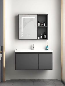 การจัดส่งที่รวดเร็ว💕ตู้ห้องน้ำ อ่างล้างหน้า อ่างล้างหน้าเคาน์เตอร์ ชุดอ่างล้างหน้าในห้องน้ำ กระจกติดผนัง ตู้กระจก xhl