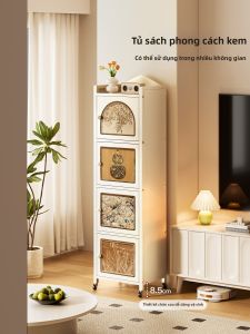 MR ART | Kệ Sách Chứa Thép Chống Bụi Di Động
