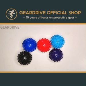GEARDRIVE Fitness Pvc Hand Massage Ball Soles Hedgehog Sensory Training Grip The Portable Physiotherapy 6.5