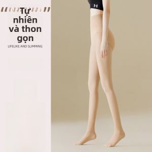 Tất nữ MiiOW lụa mỏng dày màu da co giãn chống móc